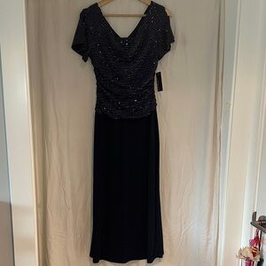 Enfocus Studio Black High Low Dress